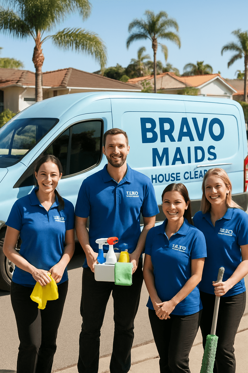 Bravo Maids team ready for move out cleaning tenants vs landlords service