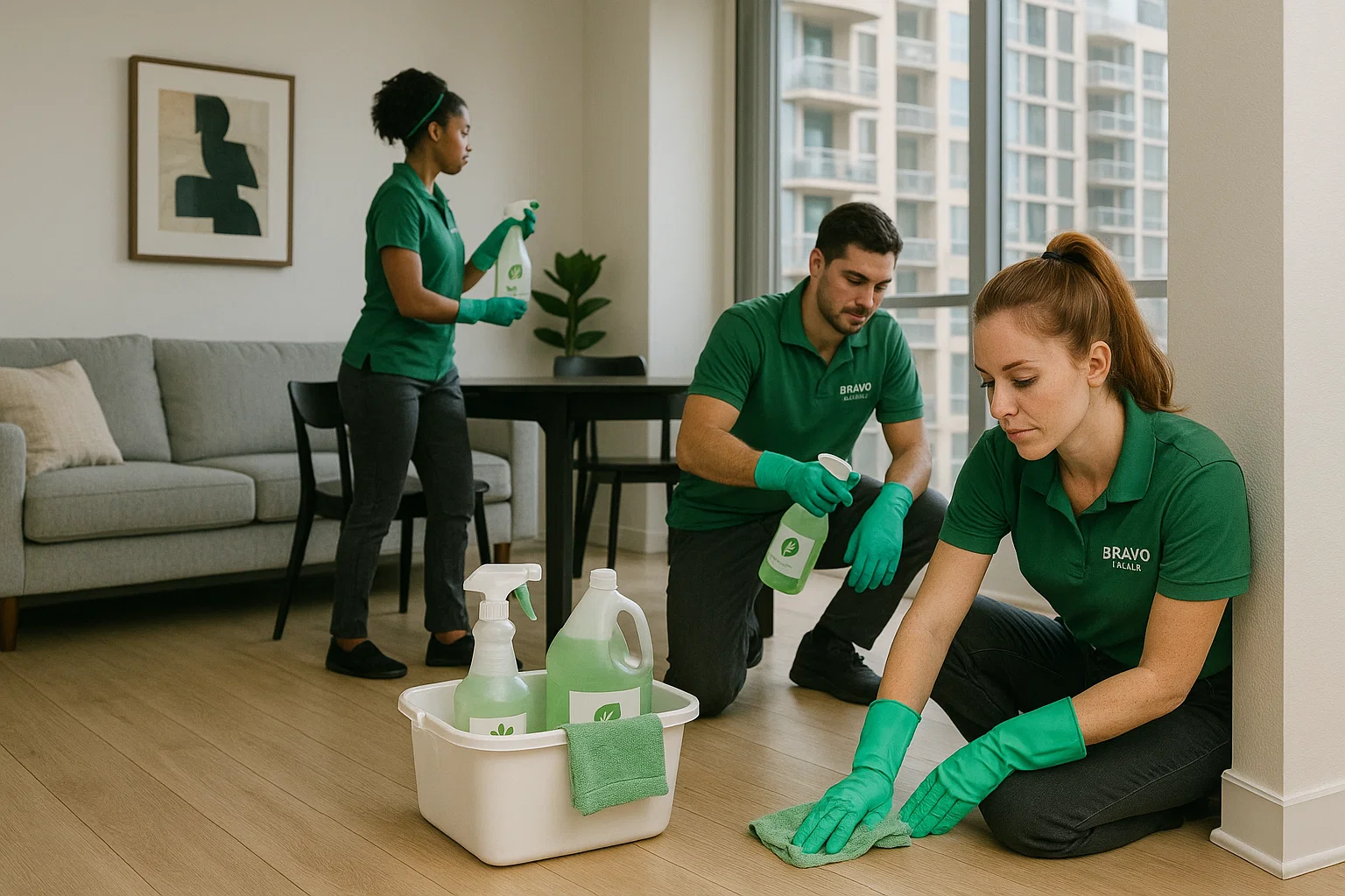 Deep cleaning services San Diego apartment team professional deep clean