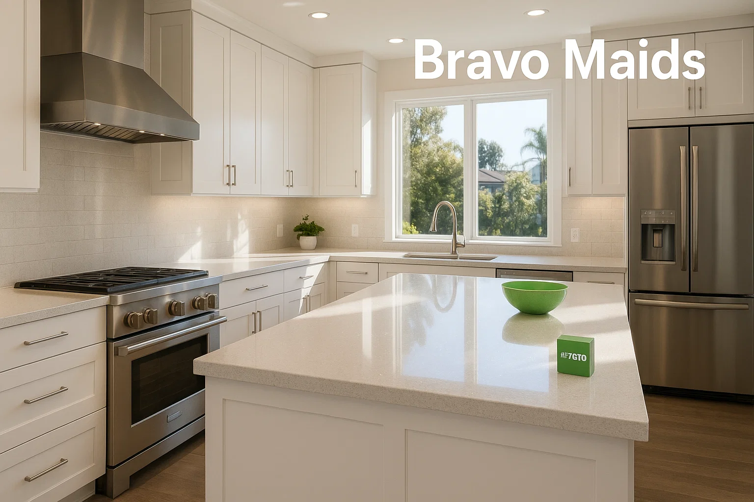 Deep cleaning services San Diego modern kitchen spotless countertops