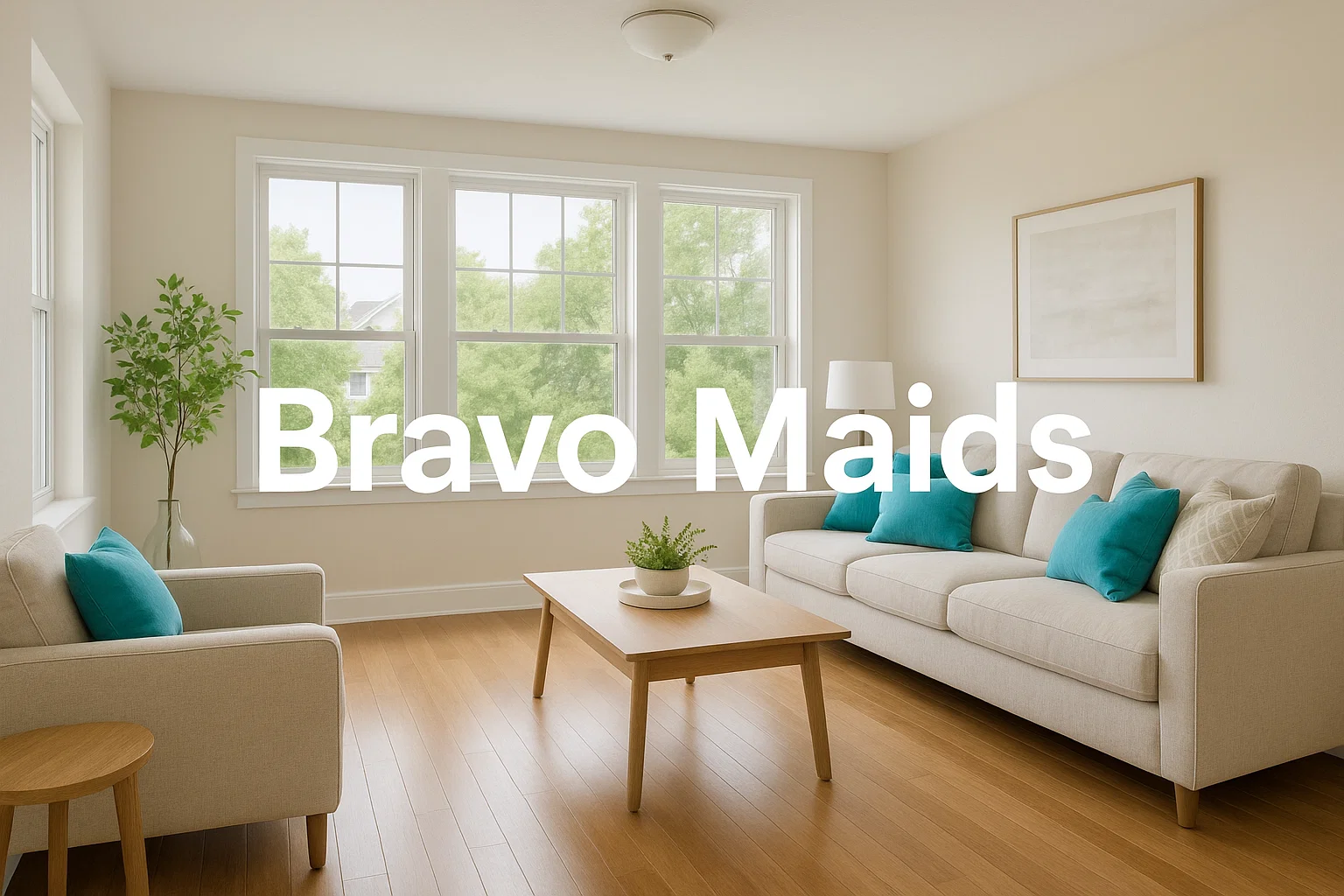 House cleaning services Solana Beach – professionally cleaned modern living room