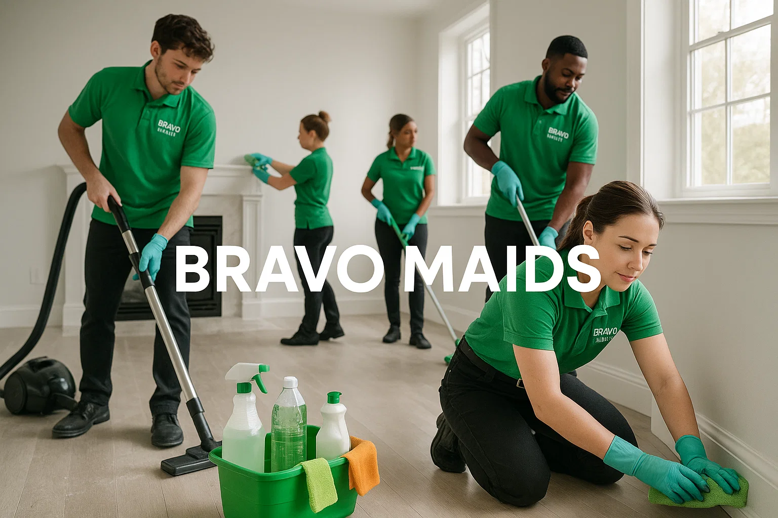 Post renovation cleaning San Diego Bravo Maids team dust removal