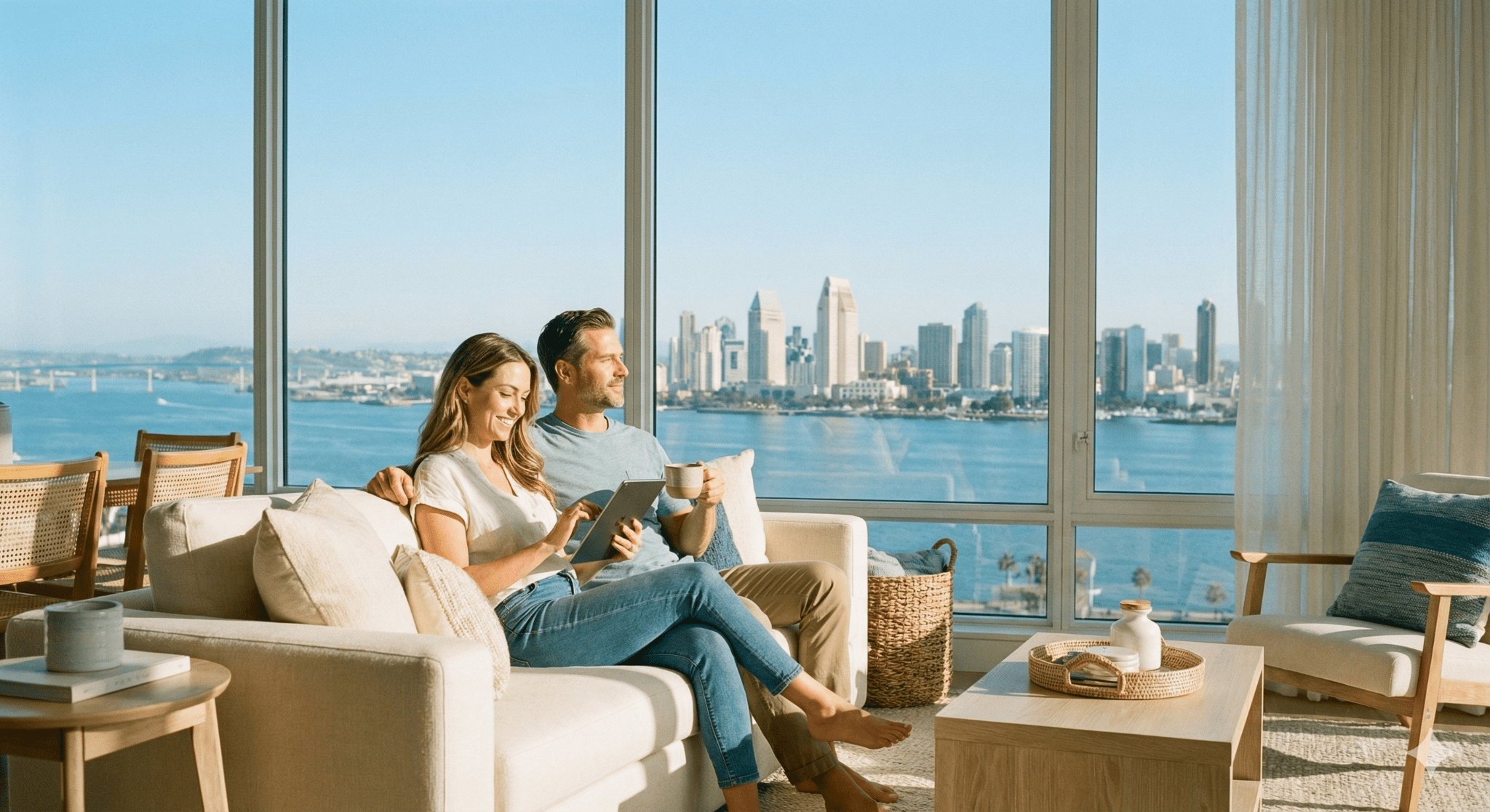 Maid Services San Diego - Premium coastal condo cleaning view